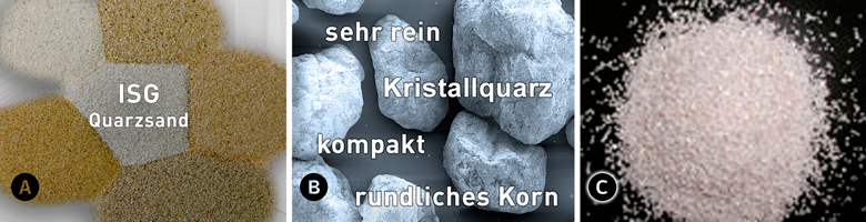 ISG-Quarzsandmischungen im Einsatz ISG-Quarzsandmischungen von Dorfner